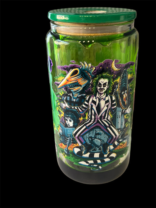 Beetlejuice Glass cup-Slime drip!