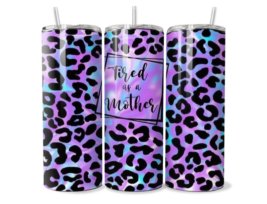 Tired as a mother-Purple/Black/Blue