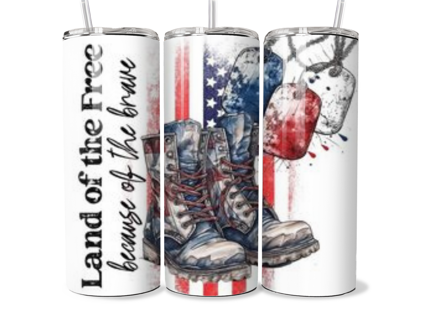 Land of the free-Boots and dog tags