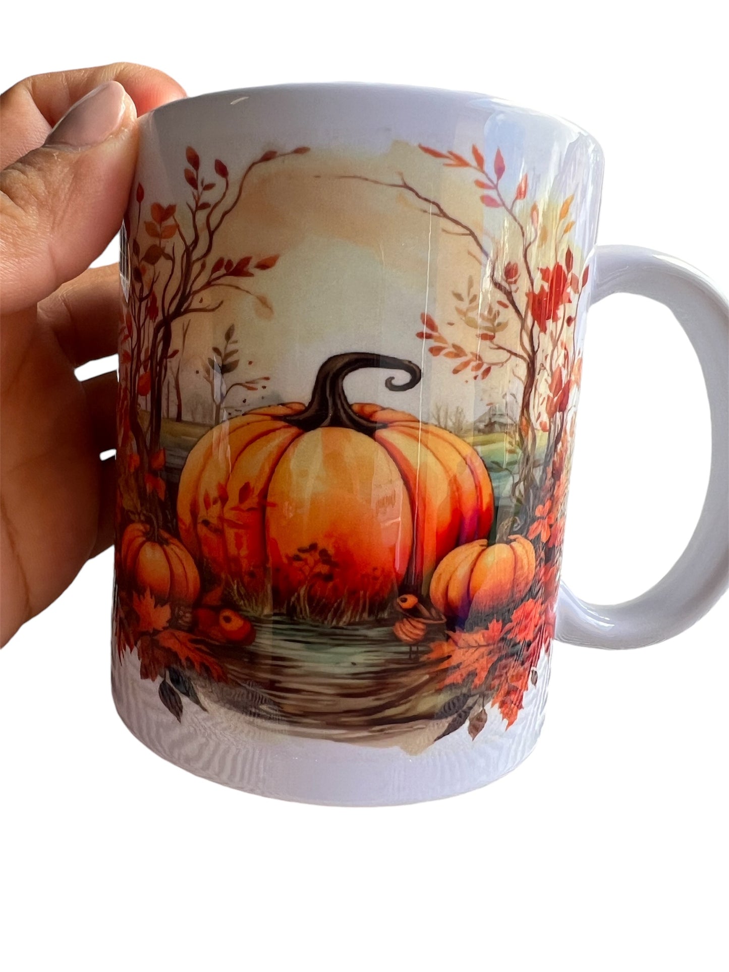 11oz fall coffee mug-Ceramic