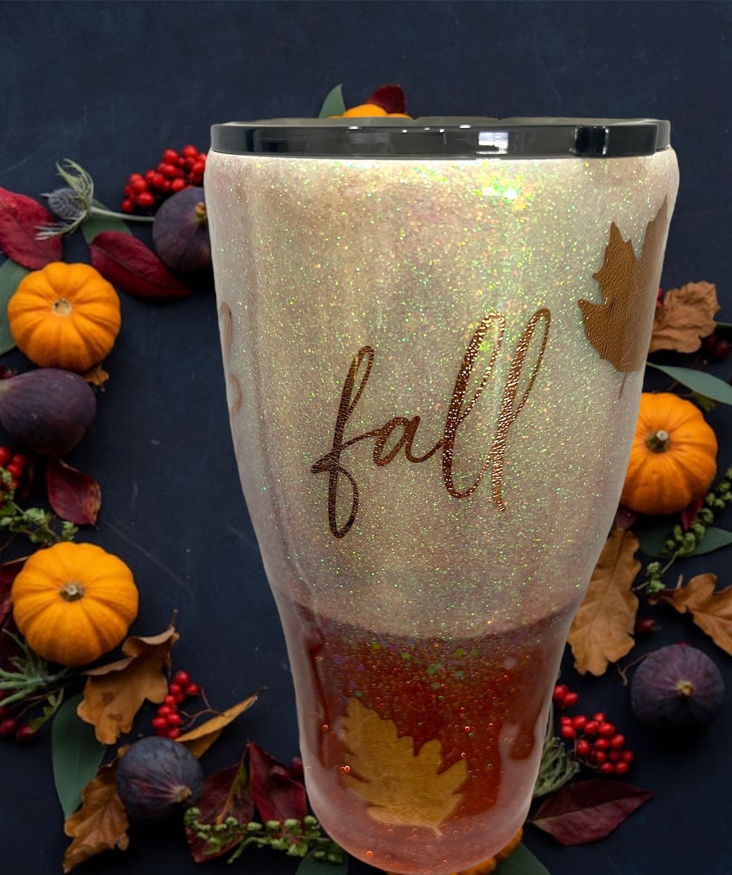 30oz curve Fall tumbler-Whatever spices your pumpkin 🎃