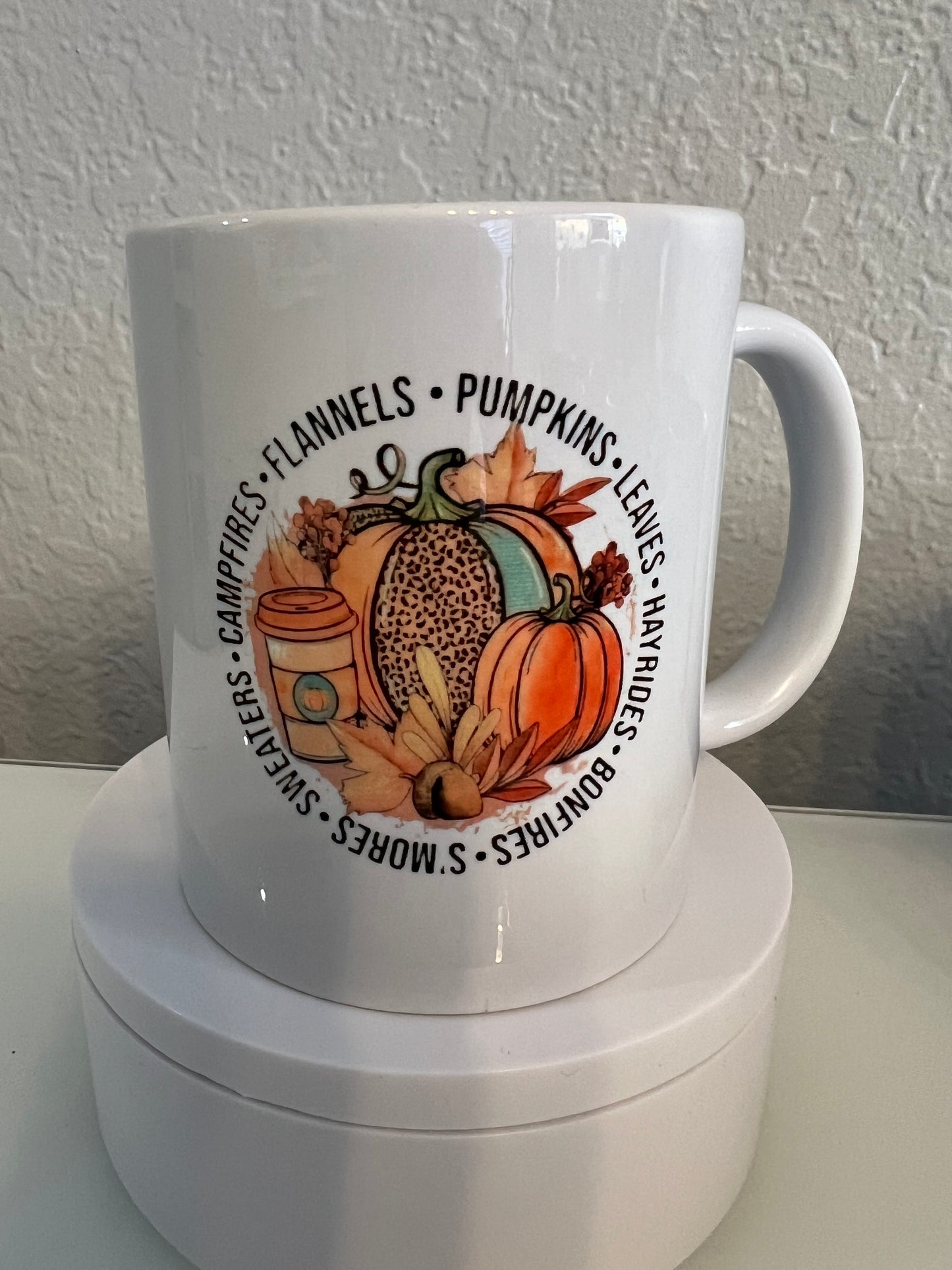 Just a girl who loves fall coffee mug