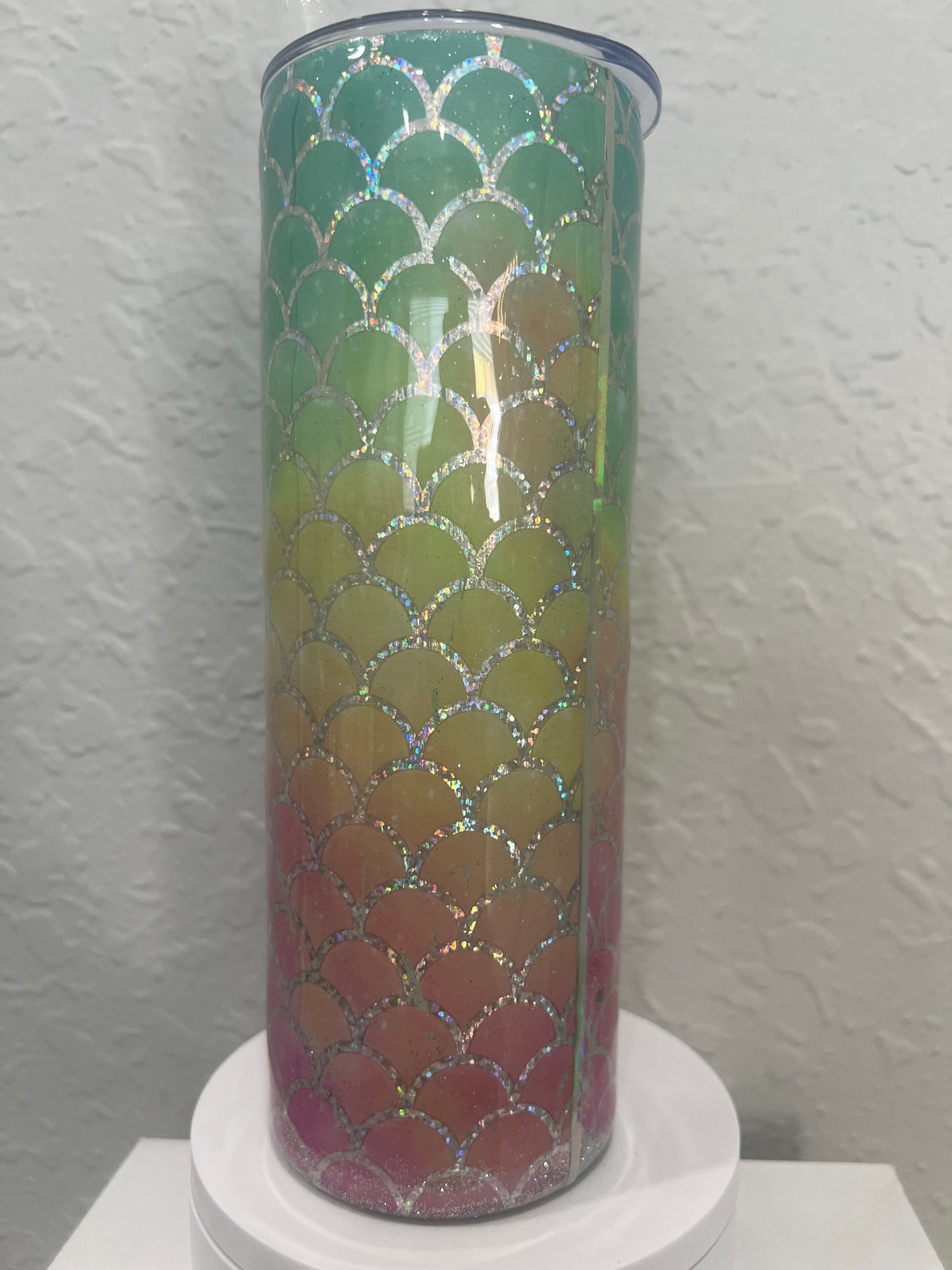 20oz Mermaid scale tumbler