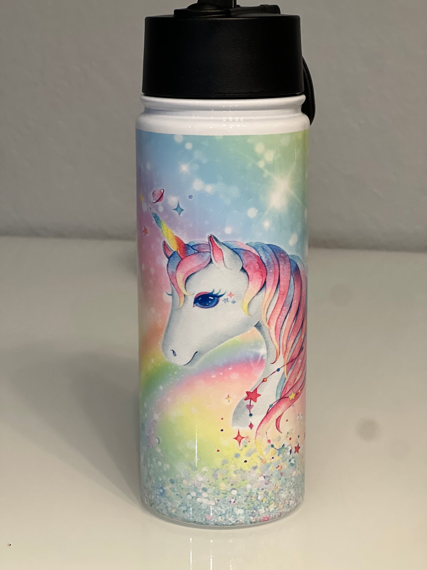 Unicorn water bottle