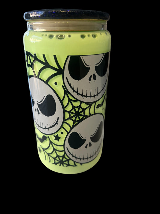 Glow in the dark-Nightmare before Xmas cup