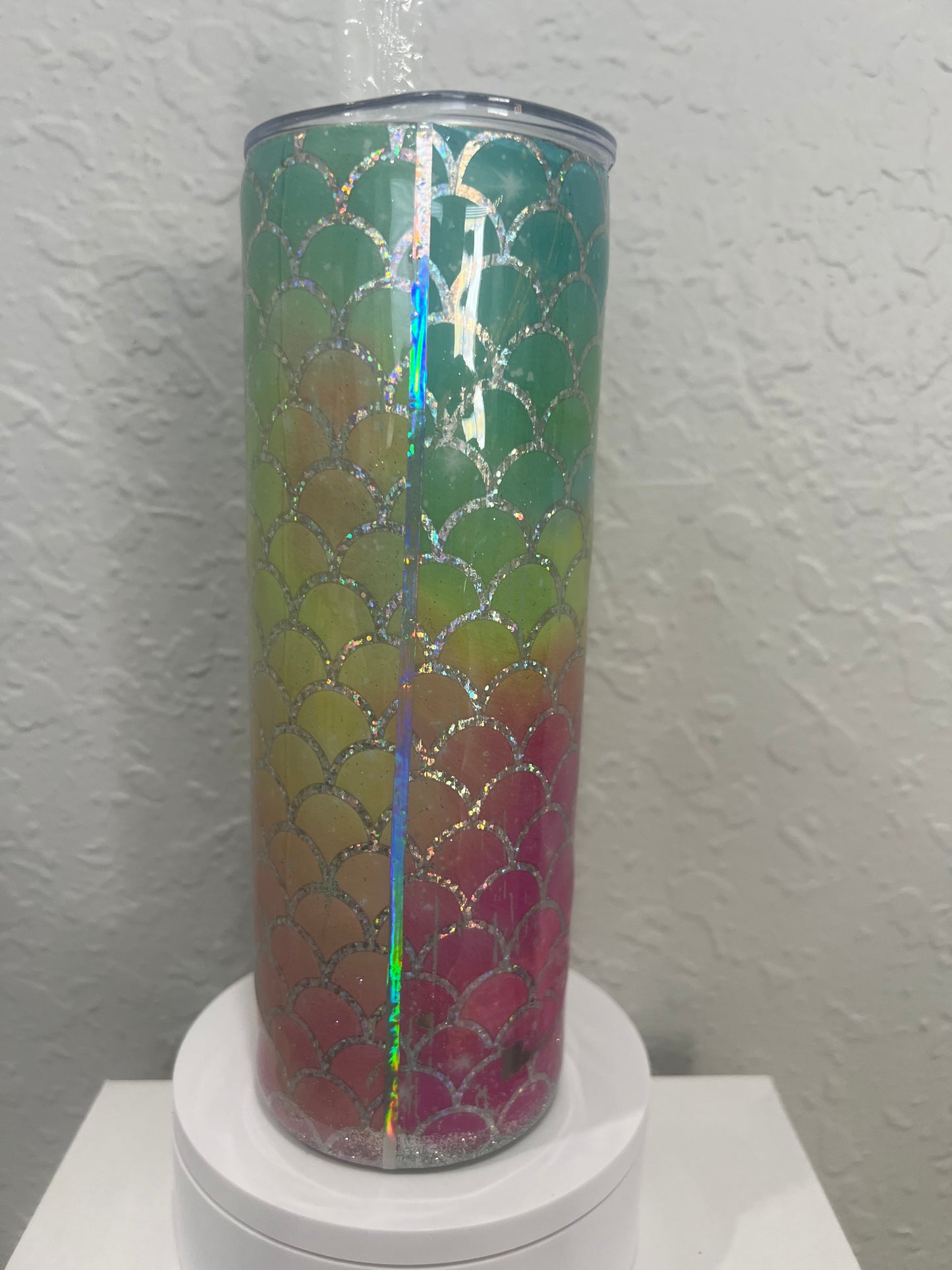 20oz Mermaid scale tumbler