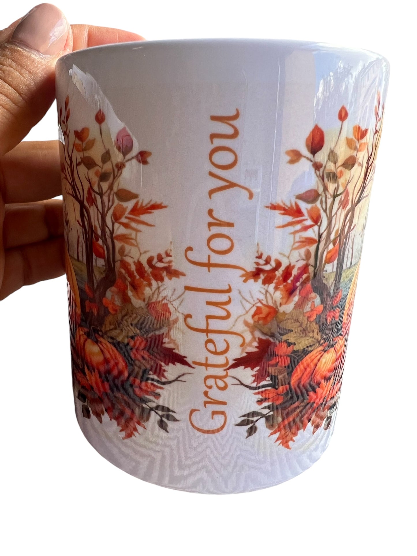 11oz fall coffee mug-Ceramic