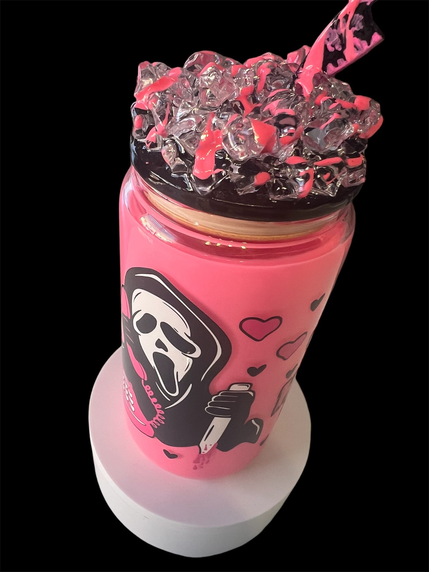 Scream/Pink w/iced bloody topper