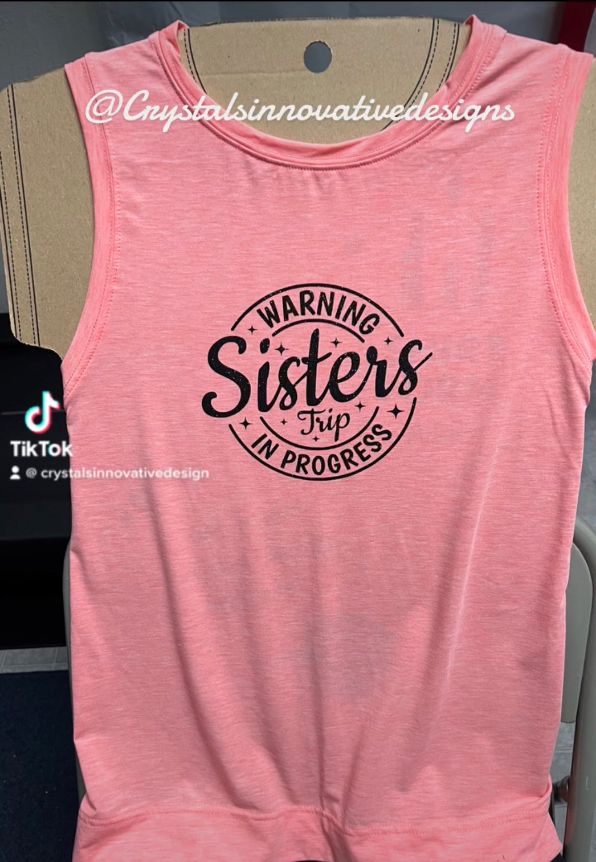 Sisters trip tank tops