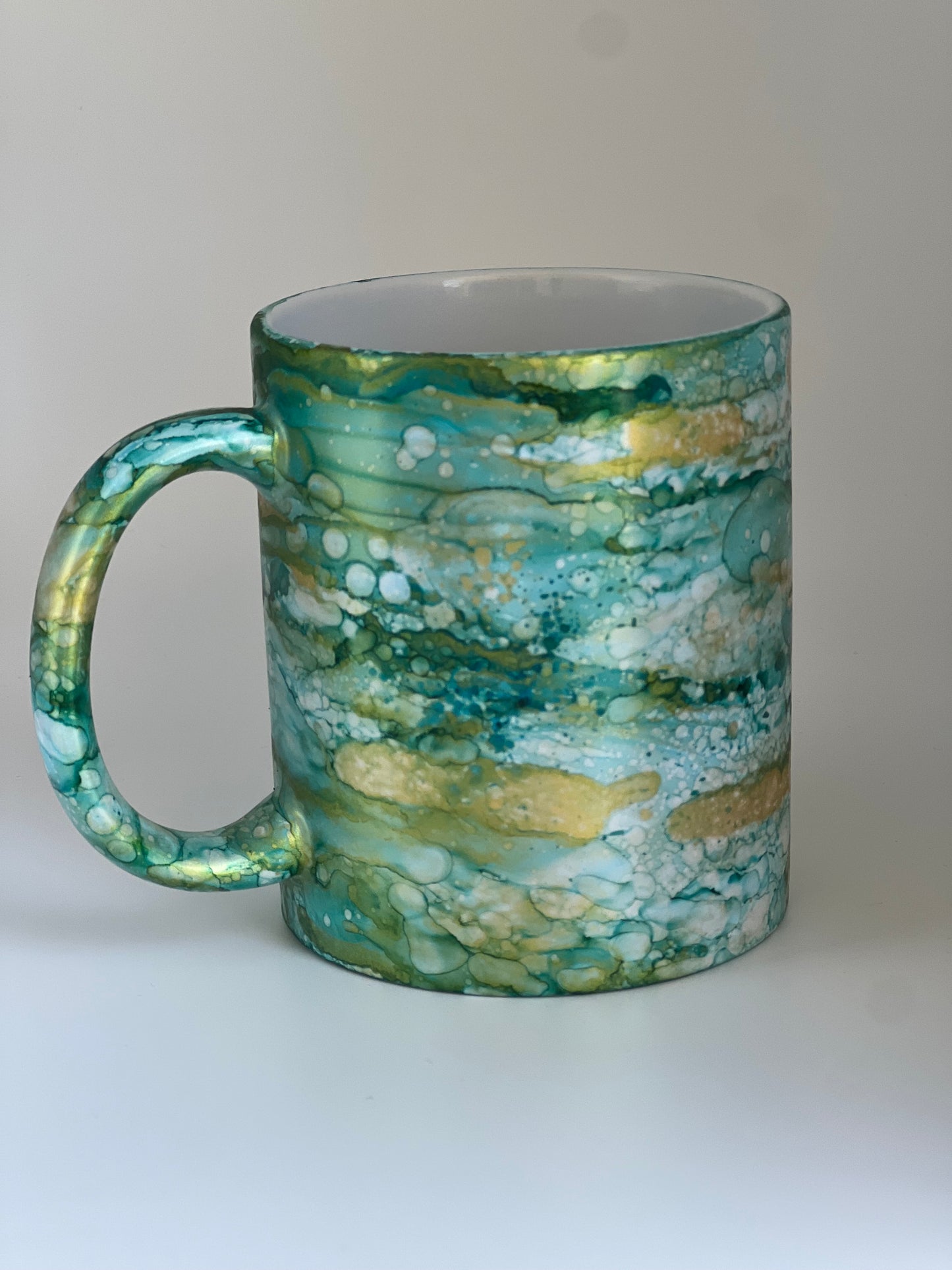 watercolor coffee mug