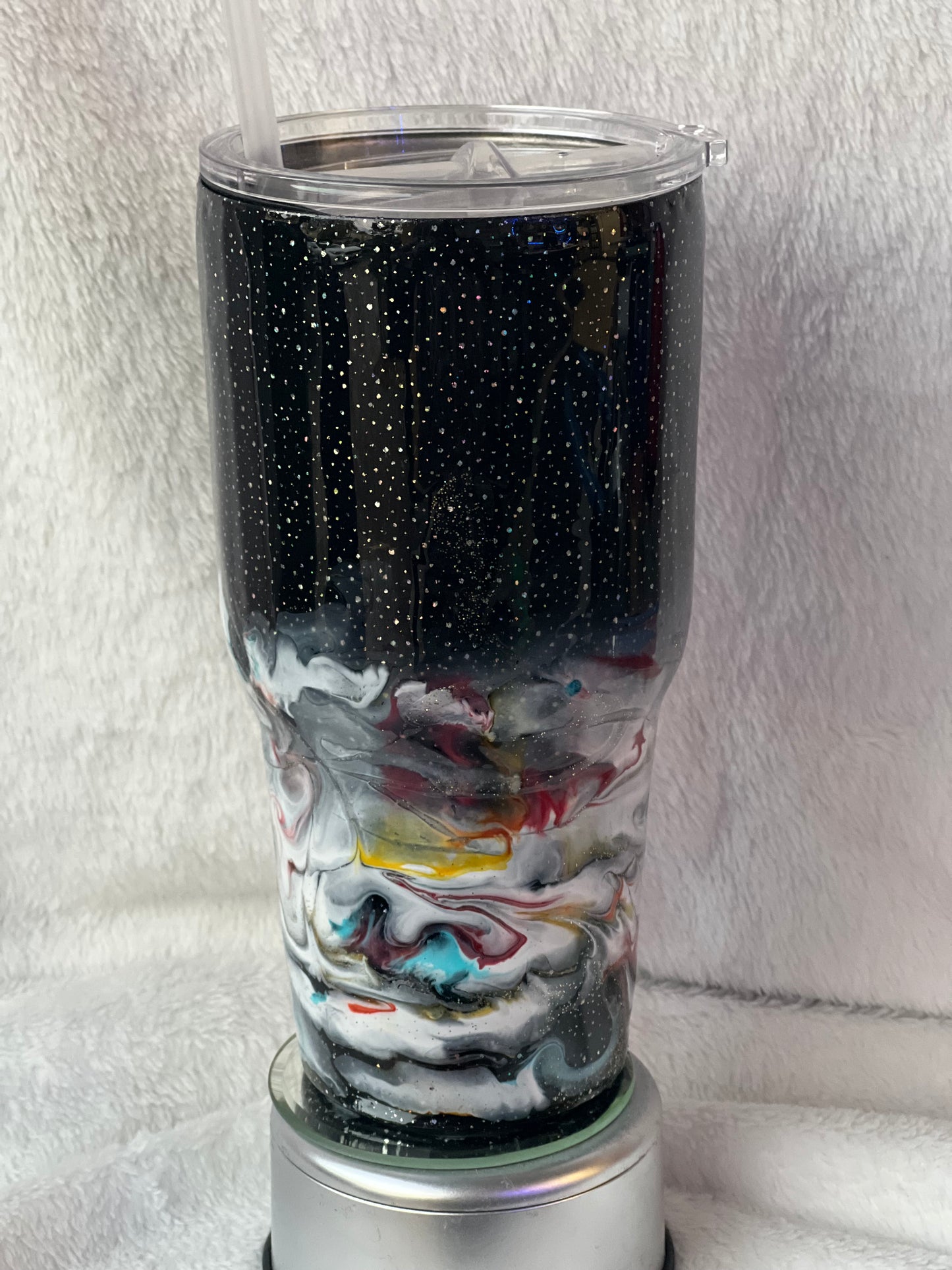 Milky Way tumbler-Glow in the dark